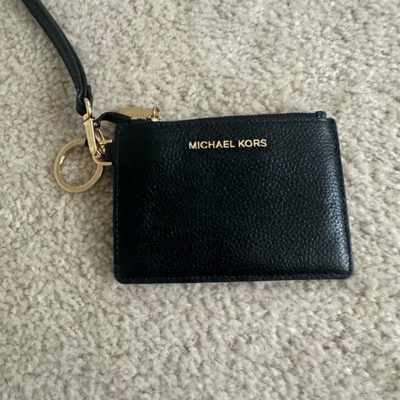 Michael Kors Black Wristlet with Gold Accents - Picture 1 of 2